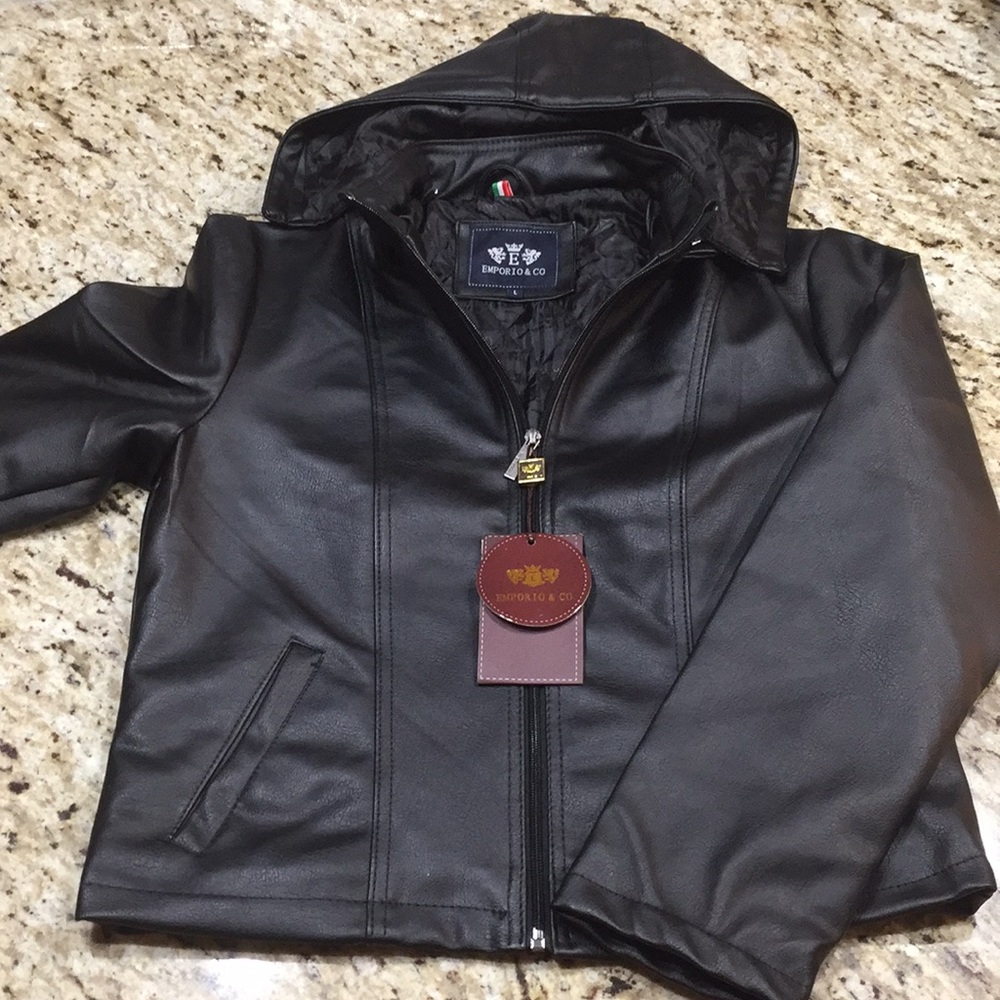 Authentic Emporio & Co Italian Leather Coat